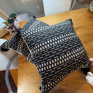 Target Black and White Textured Accent Pillows